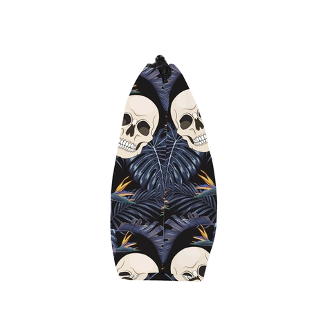 Gothische Schedel Tropische Bloem Print Make-up Tas Waterdicht Polyester Cosmetische Tas Reizen Toiletartikelen Opbergtas