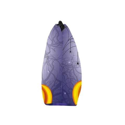 Trousse Maquillage Halloween Imperméable Polyester Avec Imprimé Citrouille Chapeau Sorcière Sac Rangement Voyage Portable Femmes