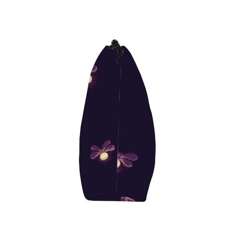 Trousse de Maquillage en Polyester Imperméable Femmes Portable Voyage Trousse de Toilette Avec Motif de Luciole Imprimé Fermeture Éclair