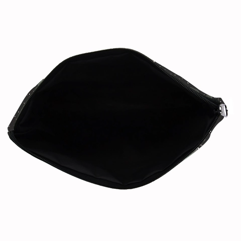 Fantasy Mushroom Starry Sky Print Makeup Bag Polyester Square Portable Travel Cosmetic Organizer Zipper Wash Bag For Women