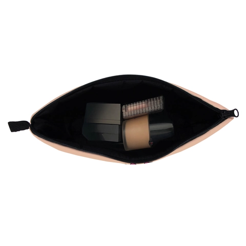 Trousse à Maquillage Vintage Imprimé Papillon pour Femmes Pochette de Rangement Voyage en Polyester avec Fermeture Éclair