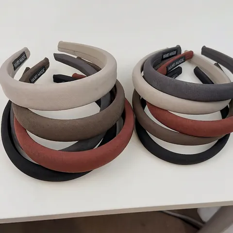 Koreanisch Vintage Schwamm Verdicktes Haarband Einfarbig High Cranial Top Stoff Stirnband Damen Täglich Haarschmuck