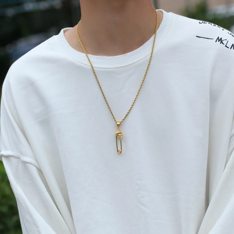 Hip Hop Herren Edelstahl Vergoldet Werkzeug Anhänger Halskette Kreative Hammer Schraubendreher Beil Schaufel Zange Modeschmuck Streetwear