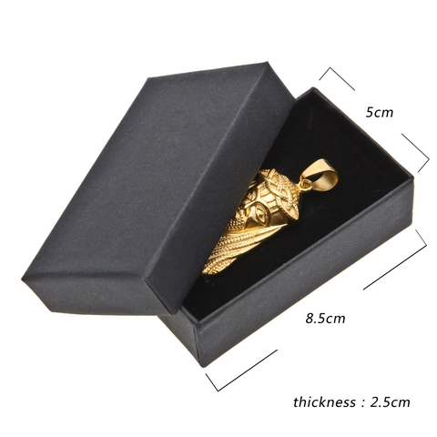 Mattschwarze Schmuckverpackung Hochwertiges Kraftpapier Geschenketui Für Ring Halskette Armband Ohrring Aufbewahrungsbox