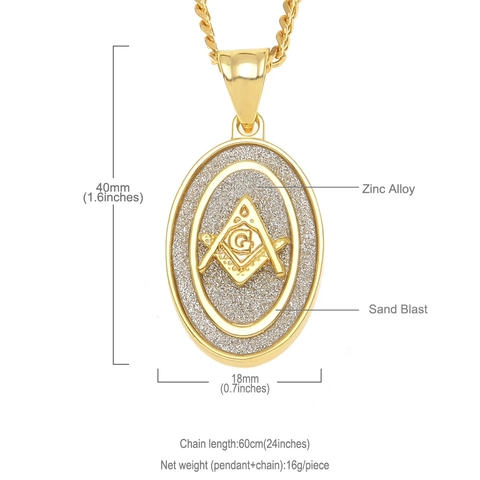 Hip Hop Alloy Relief Oval Pendant Necklace Gold Silver Plated Stainless Steel Curb Chain Angel Indian Chief Jewelry For Men Women