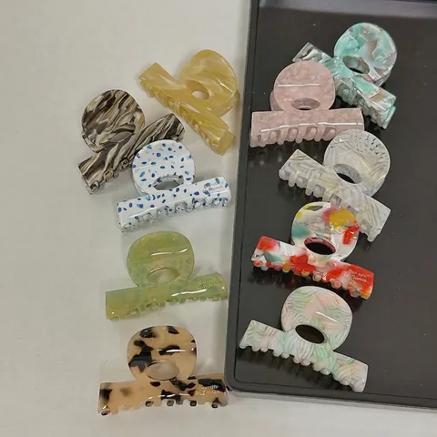 Koreanischer Stil Acetat Haarklammer Für Damen Marmor Leopard Muster Handgefertigt Haargreifer Shark Clip Haarschmuck