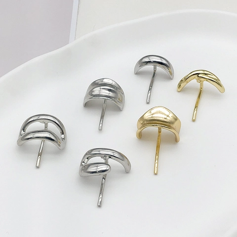 Minimalistisch Legierung Pony Haken Haarklammer Mit Künstliche Perle Elegant Gold Silber Haarnadeln Damen Haarschmuck