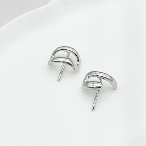 Minimalistisch Legierung Pony Haken Haarklammer Mit Künstliche Perle Elegant Gold Silber Haarnadeln Damen Haarschmuck
