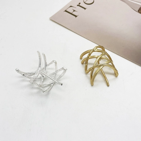 Clip per Coda di Cavallo in Lega Cava alla Moda per Donna Clip per Capelli Geometrica Galvanica Stile Sweet Cool Accessorio per Capelli in Metallo