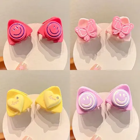 Süße Mini Haarklammern Für Kinder Mädchen Cartoon Katzenohr Herz Schmetterling Schleife Haarnadeln Haarschmuck