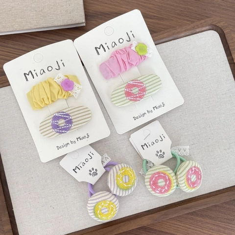 Douces Pinces à Cheveux en Tissu Broderie Florale Rose Jolies Barrettes pour Enfants Style Coréen Accessoires de Cheveux pour Filles
