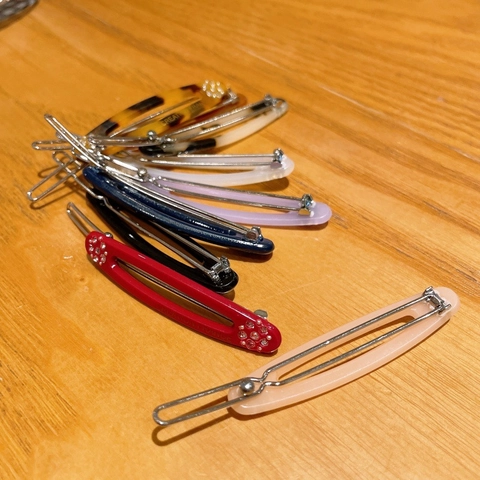 Elegante Fermaglio per Capelli Floreale in Acetato Con Strass Barrette Laterale Stile Francese per Donna Accessori Capelli Moda Lusso
