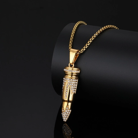 Hip Hop 316 Roestvrij Staal Kogel Hanger Zonder Ketting Verguld Zirkoon Iced Out Mode Sieraden Voor Heren Dames