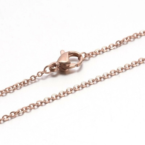 Collana a Catena Forçat Base in Acciaio Inossidabile per Donna Oro Argento Placcato Gioielli Minimalisti Regalo Elegante