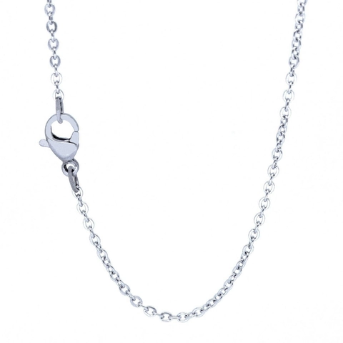 Collana a Catena Forçat Base in Acciaio Inossidabile per Donna Oro Argento Placcato Gioielli Minimalisti Regalo Elegante