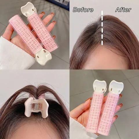 Korea Haarvolumen-Clips Für Damen Kunststoff Haarwurzel-Lockenwickler Pony Styling Tool High Skull Top Haarstyling-Clip