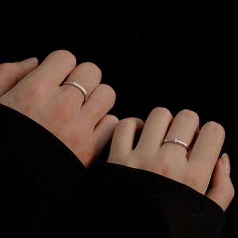 Vintage Bambusknoten Kupfer Offene Ringe Für Herren Damen Verstellbar Minimalistisch Strass Partnerringe Schmuck Geburtstagsgeschenk