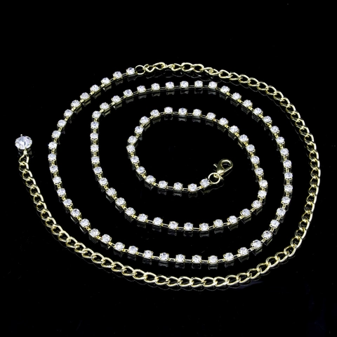 Sexy Bikini Rhinestone Waist Chain Alloy Metal Claw Body Chain Adjustable Sparkling Crystal Belly Belt For Women Party Beach Jewelry