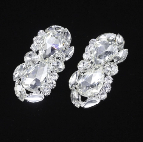 Fibbie Scarpe Sposa Creative Europee Strass Rimovibili DIY Accessori Scarpe Abito Sposa Tacchi Alti Donna
