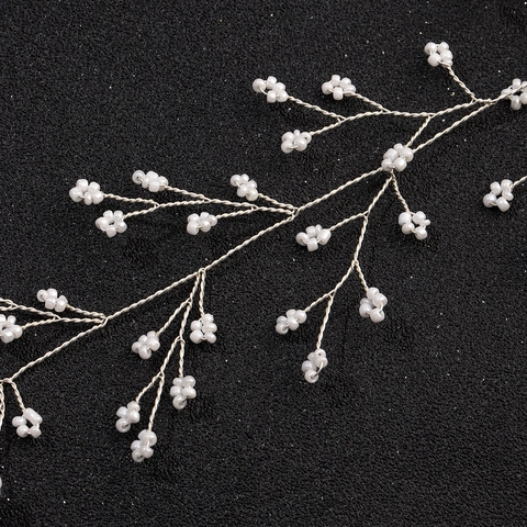 Vite per Capelli da Sposa Fatta a Mano con Künstliche Perle Tocado Floreale per Matrimonio Festa Elegante Romantico Donna Accessori