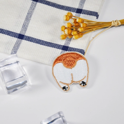Schattige Cartoon Dier Billen Borduurwerk Patch Strijkbaar Decoratief Applicatie Voor Kleding Tas Doe-het-zelf Handwerk Geborduurd