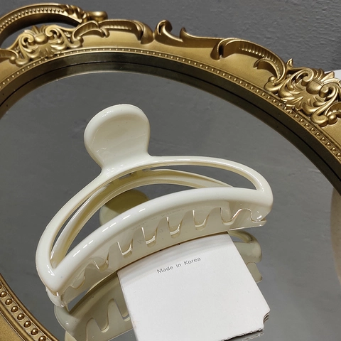 Pinza para el Pelo Grande de Estilo Coreano de Plástico de Color Sólido Elegante Pinza de Tiburón para Mujer Accesorios para el Pelo