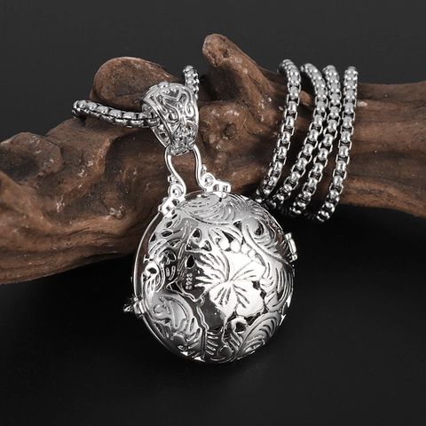 Collana Medaglione Vintage In Rame Argentato Con Zircone Verde Per Donna Gioiello Decorativo Estetico Di Lusso