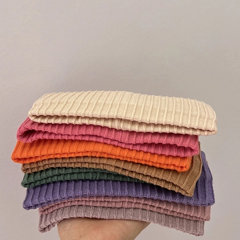 Diadema Elástica de Punto Acanalada Mujer Color Sólido Deportes Yoga Banda para Cabello Absorción de Sudor Accesorios Coreanos