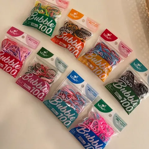 Gomas de Pelo Elásticas de Color Caramelo Sujetadores de Coleta de Alta Elasticidad Cintas de Pelo de Resina Hechas a Mano para Mujeres Niños Peinado Diario
