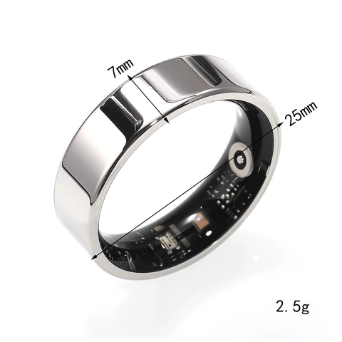 KR2 Smart Ring Health Monitoring Heart Rate Blood Oxygen Sleep Body Temperature Remote Control Titanium Steel Tech Jewelry Ring