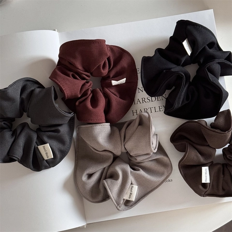 Diadema de Tela Acolchada de Esponja Vintage Francés para Mujer Color Sólido Etiqueta Hecha a Mano Accesorios para el Cabello