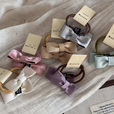 Eleganti Fermagli Per Capelli A Coccodrilo Con Fiocco In Tessuto E Elastici Per Capelli Da Donna Ragazze Moda Fatto A Mano