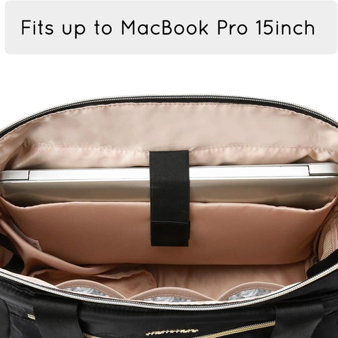 Multifunktionale Wasserdichte Polyester Wickeltasche Große Kapazität Handtasche Mit Laptopfach Reise Umhängetasche Für Damen