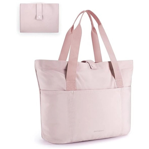 Sac Fourre-Tout Pliable pour Femmes Sac à Main d'Épaule en Polyester Léger Grande Capacité Voyage Décontracté Avec Fermeture Éclair
