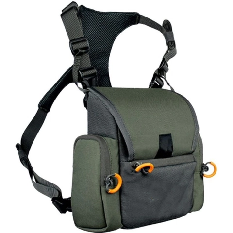 Borsa da Petto per Binocolo in Poliestere Tattico Imbracatura Mimetica per Caccia Escursionismo Viaggi Uomo Traspirante