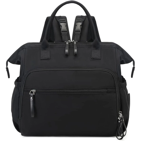 Wasserdichte Oxford-Gewebe Wickeltasche Rucksack Große Kapazität Reisetasche Mit Kinderwagen-Gurten Für Damen Multifunktionale Mama-Tasche