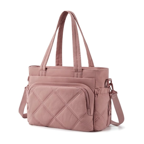Bolsa De Almuerzo Grande Acolchada Para Mujer Bolsa De Picnic Aislada Con Bolsillos Y Correa Desmontable Almacenamiento Comida Viaje