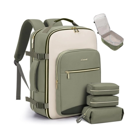 Grand Sac à Dos de Voyage Approuvé par le Vol TSA Sac à Dos Ordinateur pour Hommes Femmes Imperméable Sac à Dos Scolaire Et Organisateur de Voyage