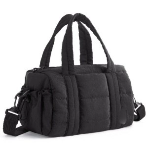 Damen Leichte Gesteppte Puffy Handtasche Nylon Genäht Umhängetasche Mit Abnehmbarem Gurt Lässige Daunen-Gefüllte Crossbody Tasche