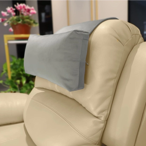 Verstellbare Samt Relaxsessel Kopfstütze Rutschfeste Basis Nackenstütze Kissen Für Sofa Büro Autositz Heimdekor