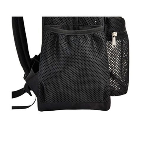 Heavy Duty Mesh Backpack For Travel Outdoor Sports Breathable Polyester Daypack With Air Cushion Straps For Women Men