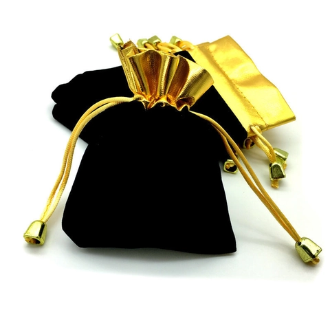 Tragbare Weiche Samt Schmuckbeutel Kordelzug Verpackungstasche Kleine Geschenktüte Für Ring Ohrring Halskette Lagerung Elegant Stil
