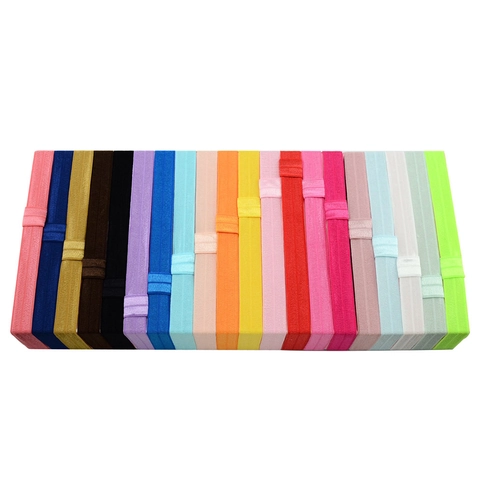Elastic Nylon Kids Headband Soft Solid Color Stretch Hair Band For Toddlers Infants Casual Daily Wear Hair Accessories