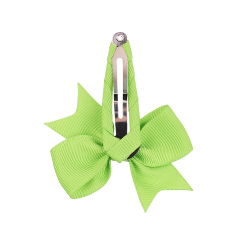 Polyester Ribbon Bow Hair Clips For Girls Handmade Fully Covered Metal Hairpins Striped Pattern Kids Hair Accessories