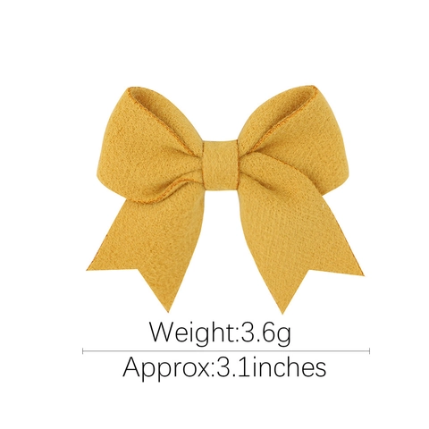 Sweet Cute Bow Hair Clip For Girls Handmade Polyester Grosgrain Ribbon Bowknot Hairpins Kids Hair Accessories Daily Decoration