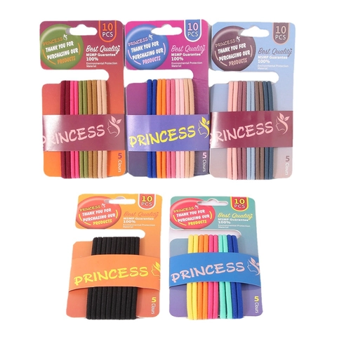 Coleteros De Alta Elasticidad Para Mujer Gomas De Pelo De Tela Sin Costuras Para Cola De Caballo Peinado Diario Accesorio De Sombrerería Hecho A Mano Minimalista