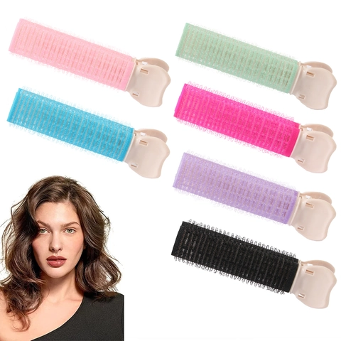 Koreanische Kunststoff Haarlockenwickler Clips Für Damen Mädchen Natürliches Volumen Am Haaransatz Styling-Tools