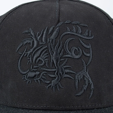 Berretto da Baseball Ricamato con Totem Drago Unisex in Cotone Cappello da Sole Estivo con Visiera Glitterata Regolabile