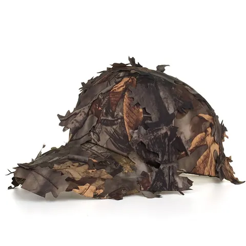 Berretto da Baseball con Camuffamento Foglie 3D per Uomo Donna Caccia all'Aperto Cappello Tattico Ghillie Raso Regolabile