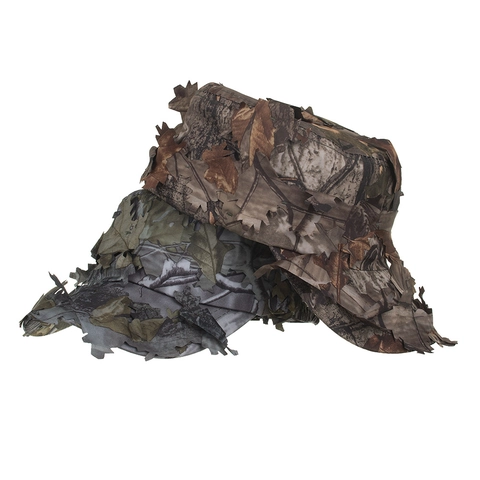 Berretto Piatto Tattico Camouflage Foglie 3D per Uomo Caccia All'aperto Pesca Parasole Stealth Satin Cappello Militare